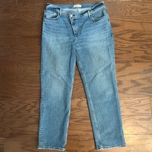Asymmetrical Abercrombie jeans